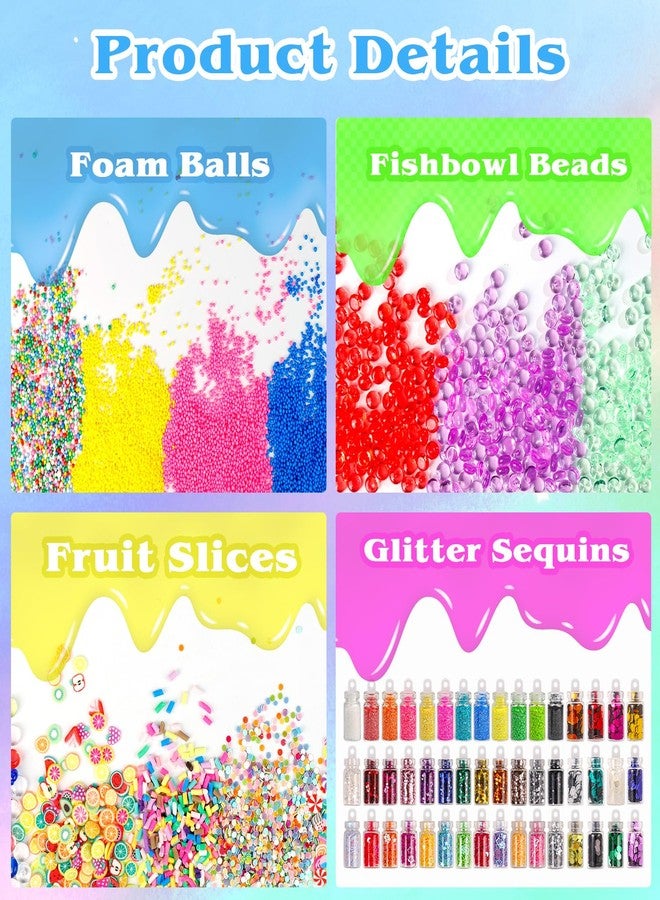 JMUQ 175 Pack Slime Making Supplies Kit, Slime Add Ins Accessories Includes Slimes Charms, Foam Balls for Making Creative Slimes Kit - Image 2